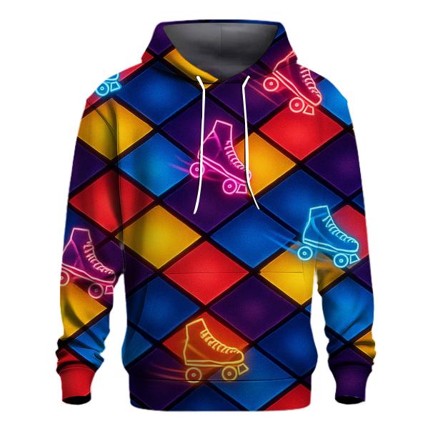 Electric Roller Disco Floor pullover hoodies