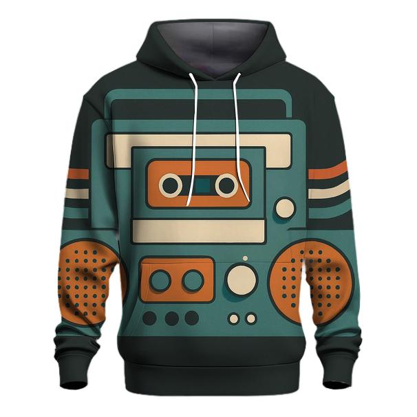 Retro Stereo Vibes graphic hoodies