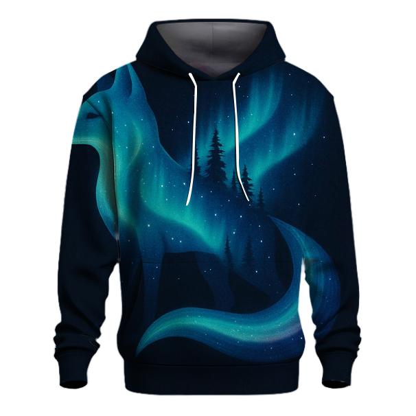 Aurora Fox Double Exposure hoodie designs