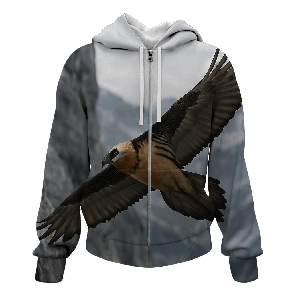 High Crag Soar Bearded Vulture graphic hoodies