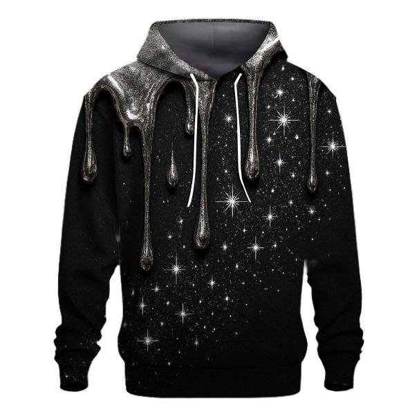 Charcoal Galaxy Drip Luxe hoodie styles