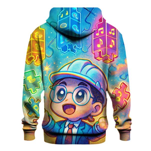 Pandemonium Puzzle City heavyweight hoodies