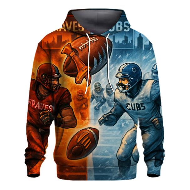 Midfield Fire And Ice Rivalry pullover hoodies