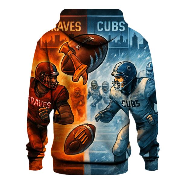 Midfield Fire And Ice Rivalry pullover hoodies