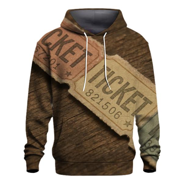 Faded Summer Carnival Ticket Strip heavyweight hoodies