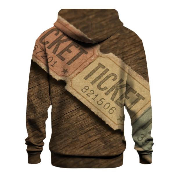 Faded Summer Carnival Ticket Strip heavyweight hoodies