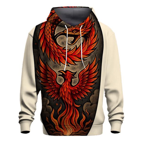 Phoenix Spiral Ouroboros custom hoodies