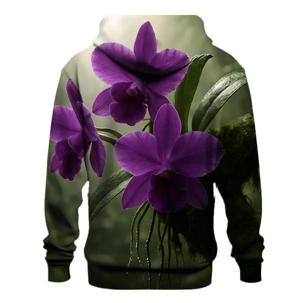 Wild Orchid Cluster In Cloud Forest hoodie styles