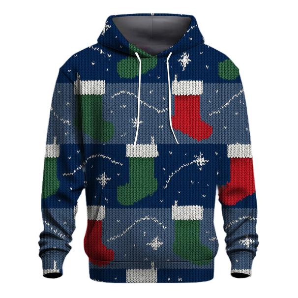 Star Trail Stocking Ladder Design designer hoodies