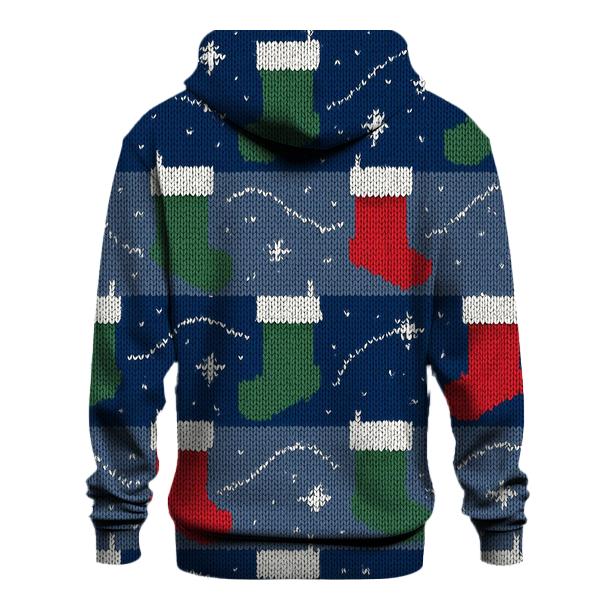 Star Trail Stocking Ladder Design designer hoodies