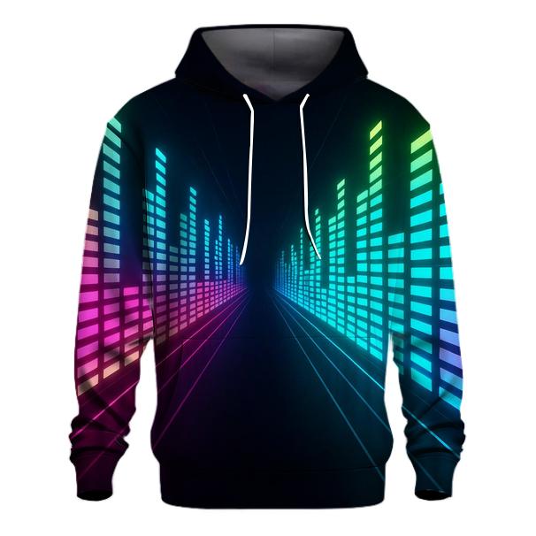 Neon Equalizer Tunnel lightweight hoodies