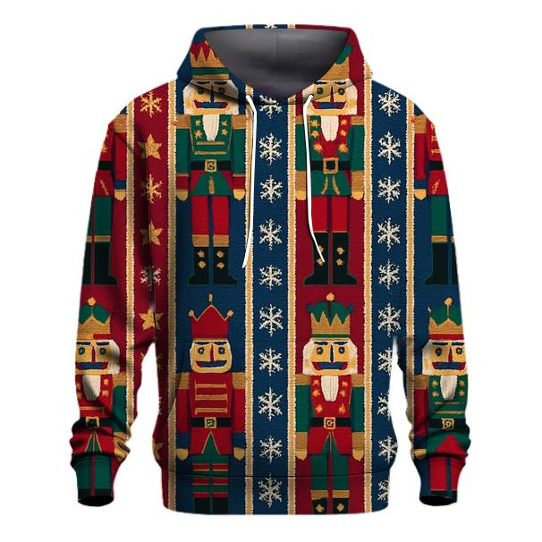 Nebula Nutcracker Panel Design pullover hoodies