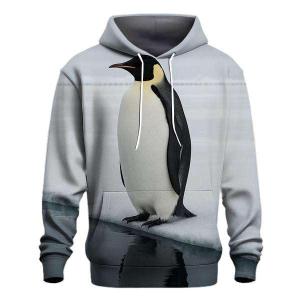 Ice Flow Sentinel Emperor Penguin hoodie designs