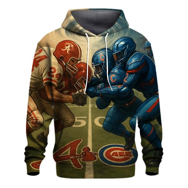 Time Warp Classic Gridiron Crossover zip-up hoodies