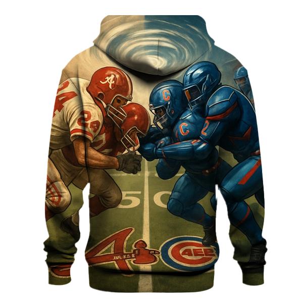 Time Warp Classic Gridiron Crossover zip-up hoodies