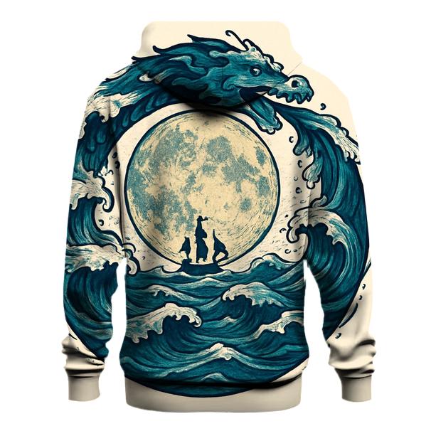 Tidal Moon Ouroboros pullover hoodies