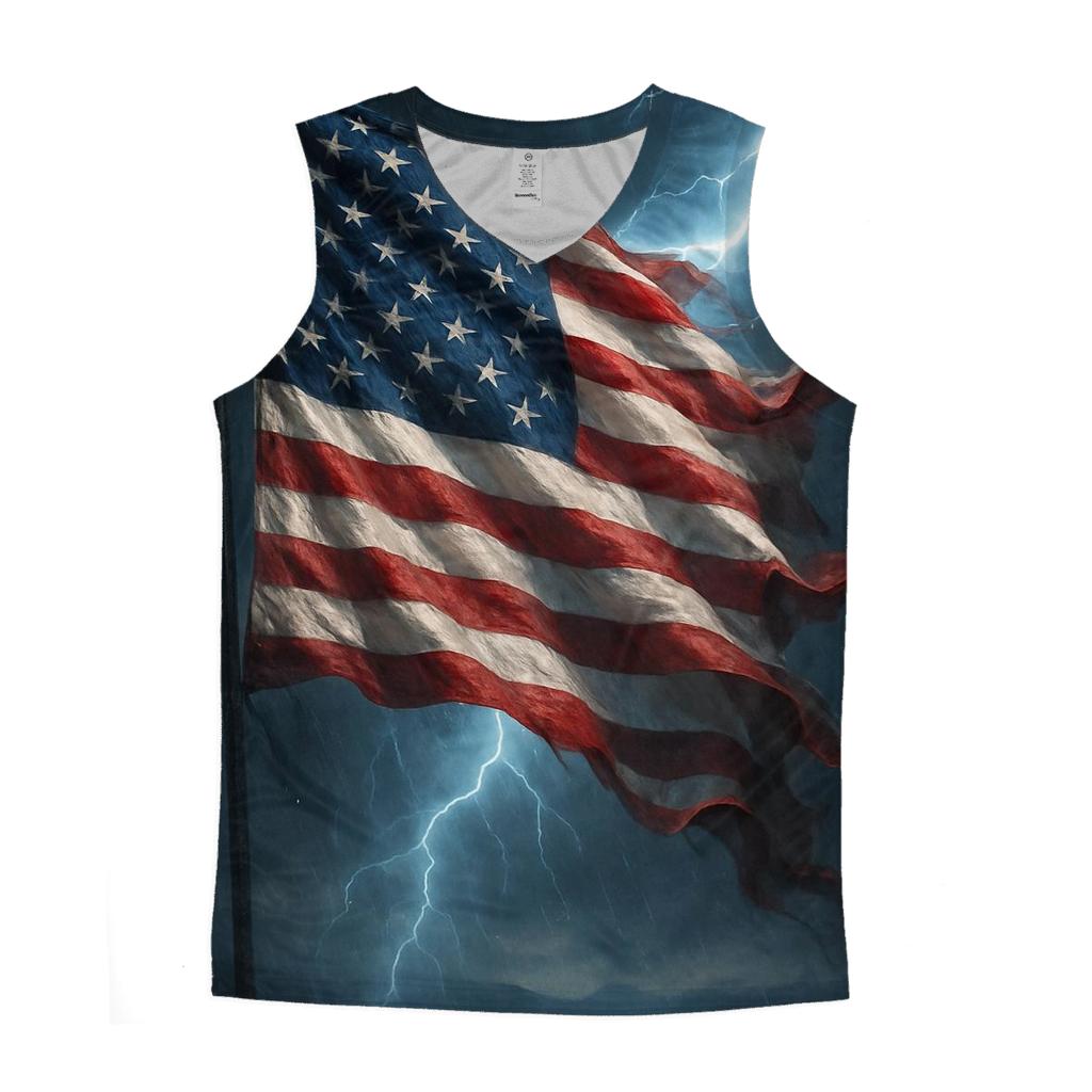 Stormfront Waving Glory designer workout tanks
