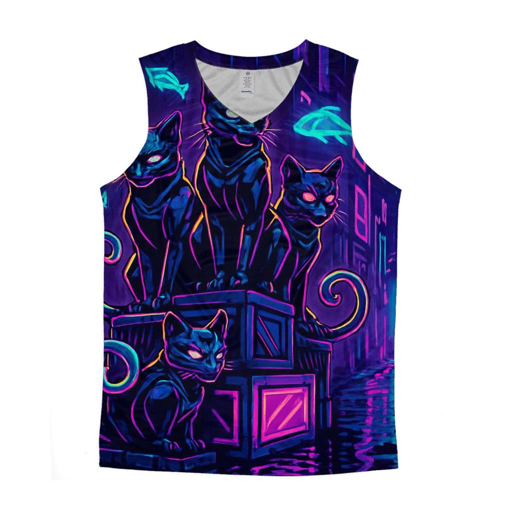 Cyber Alley Mirage Cat Pack cotton sleeveless tops