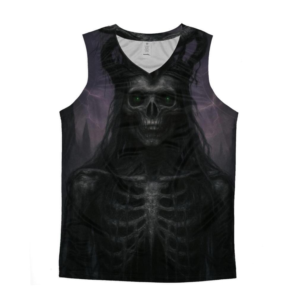 Serpent Crown Of The Abyss graphic print tank tops
