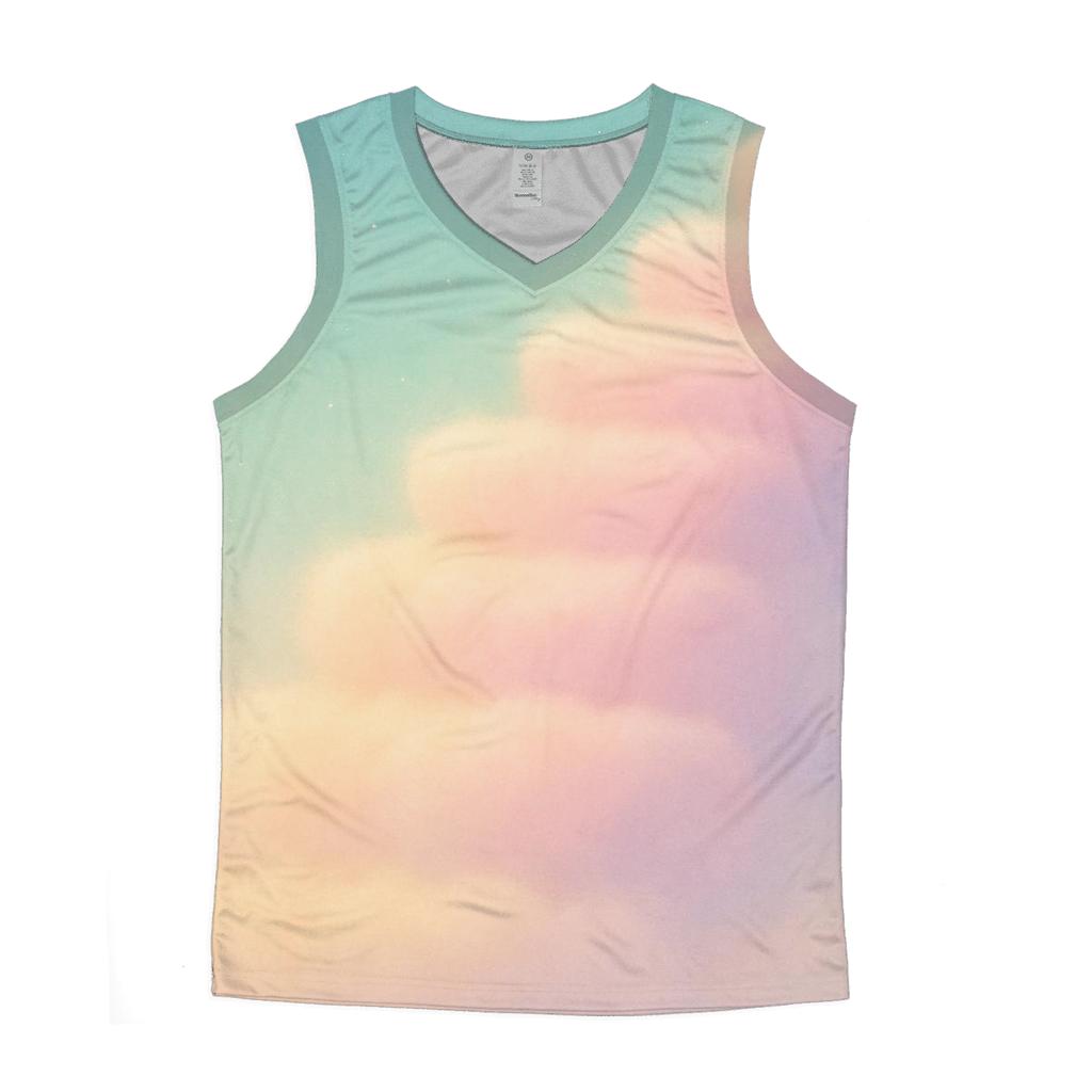 Pastel Cloud Stairway stylish racerback tanks