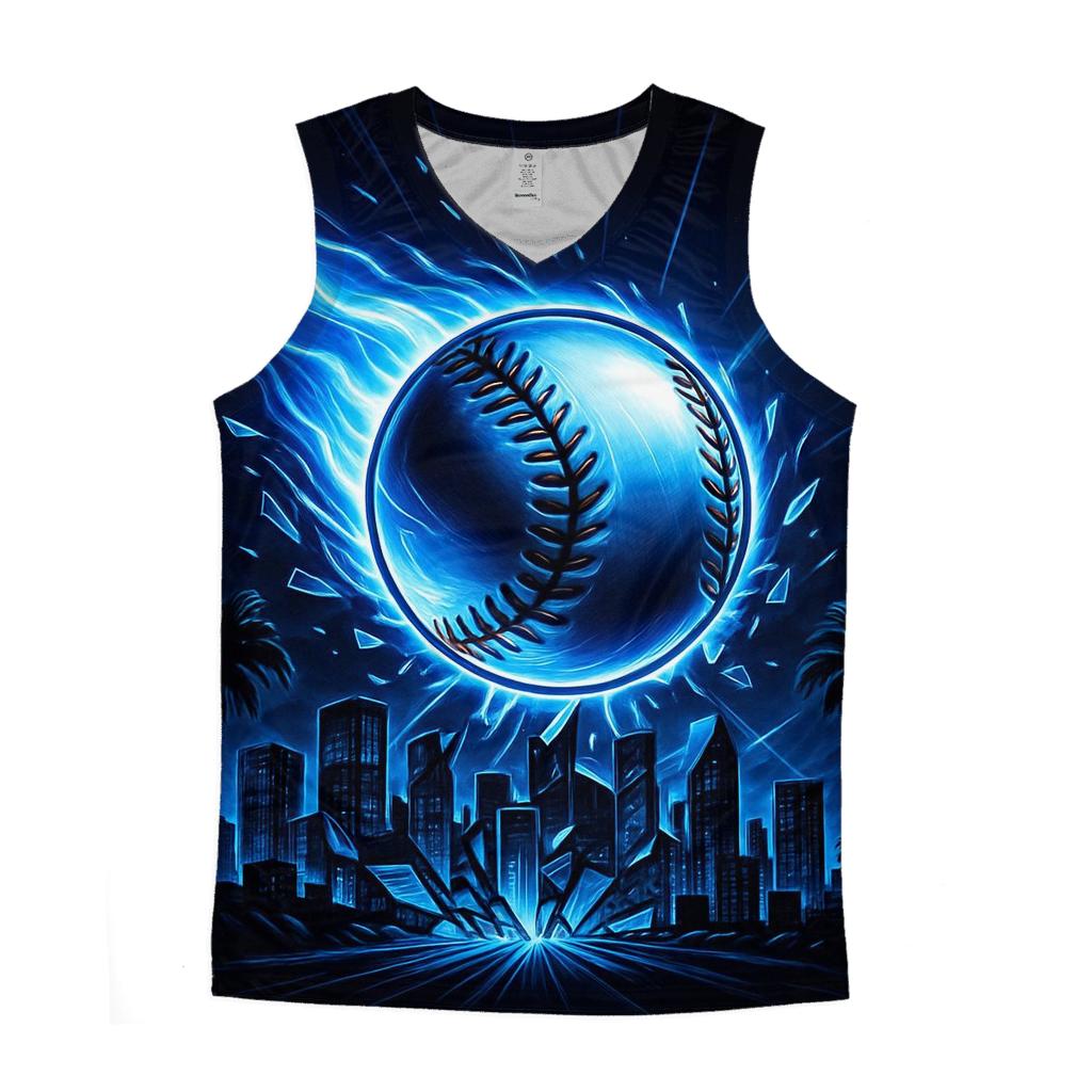 Skyline Shatter Pitch Impact sports performance tank tops