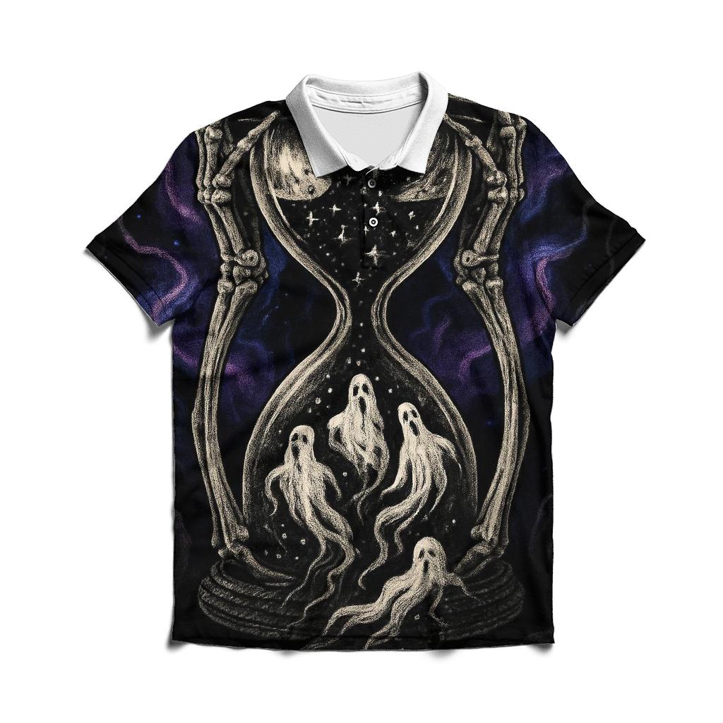 Hourglass Of Devouring Nights designer slim fit polos