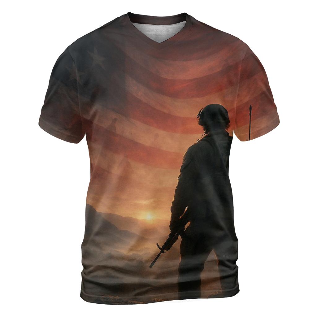 Eternal Watch Over The Homeland designer pattern shirts