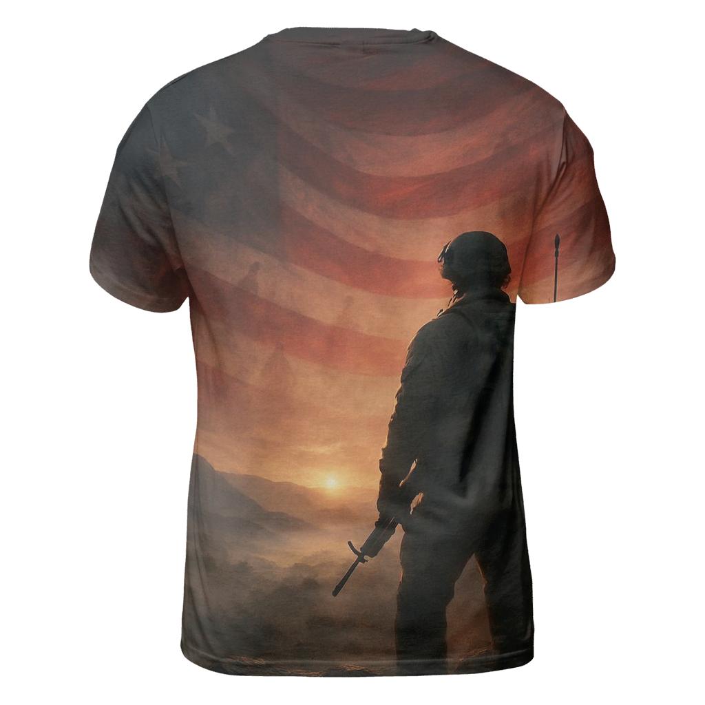 Eternal Watch Over The Homeland designer pattern shirts