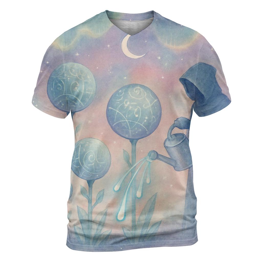 Garden Of Singing Planets designer pattern shirts