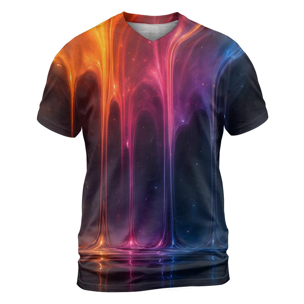Nebula Drip Horizon custom all-over print shirts