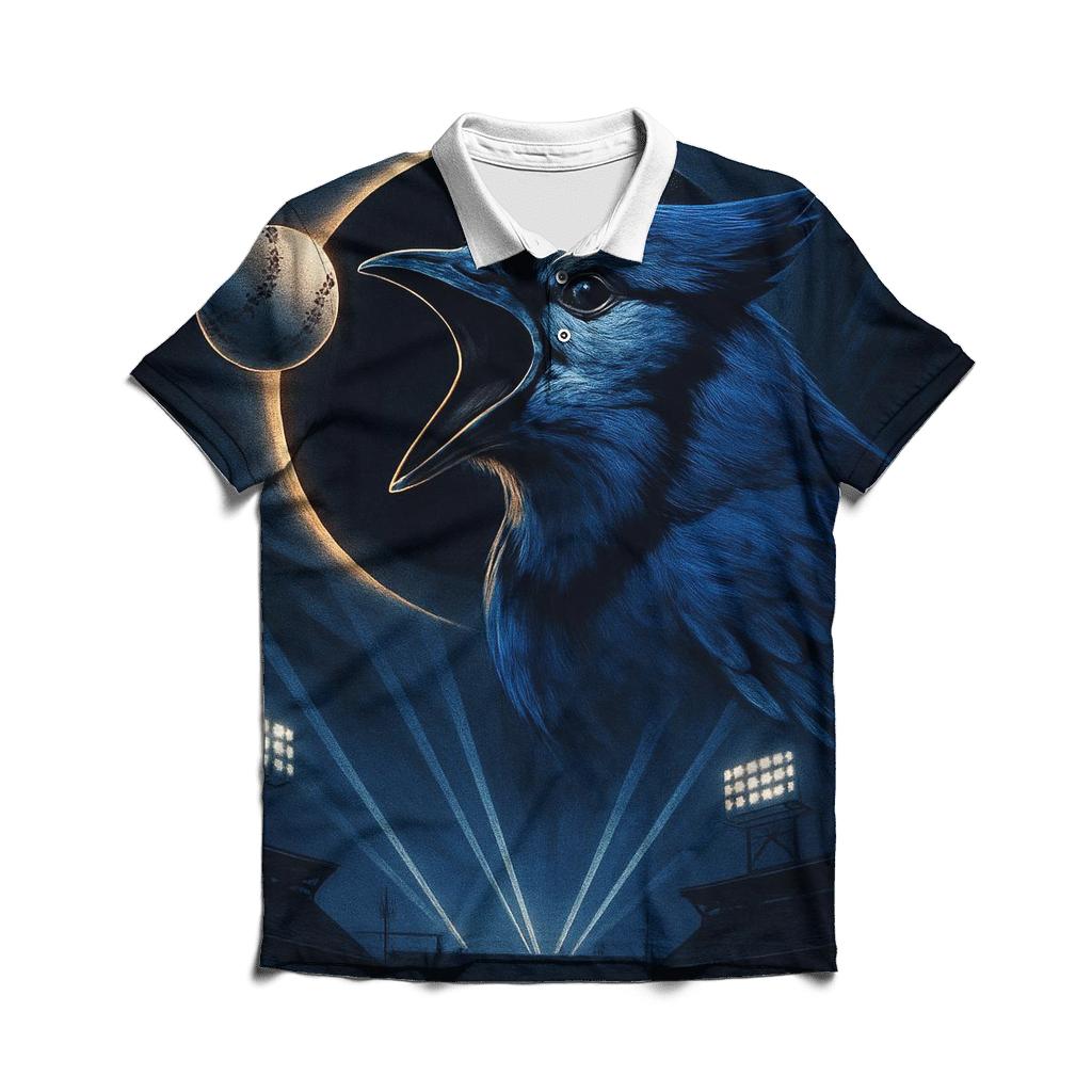 Stadium Eclipse Roar Blue Jays custom polo shirts