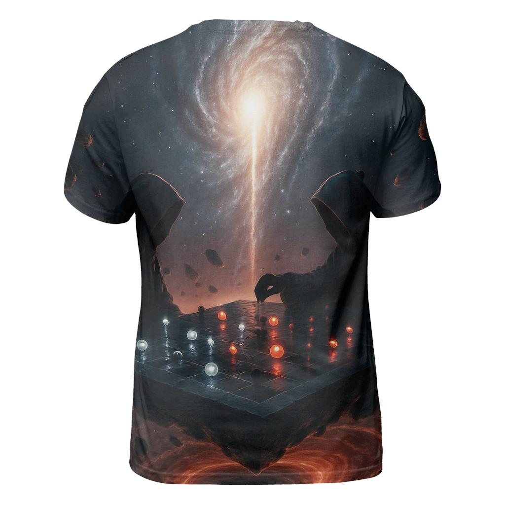 Cosmic Chess On The Event Horizon designer pattern shirts