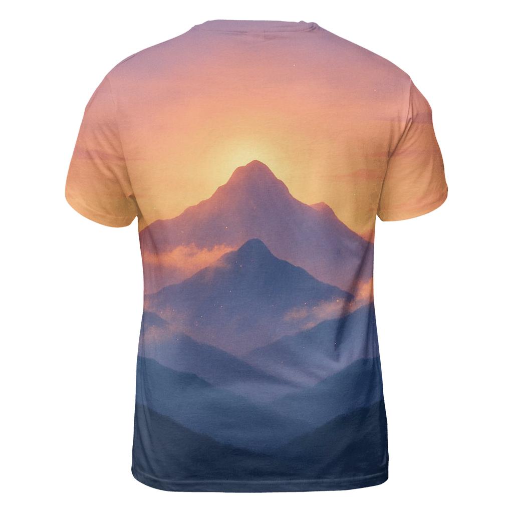 Ember Crowned Mountain Veil trendy printed shirt styles