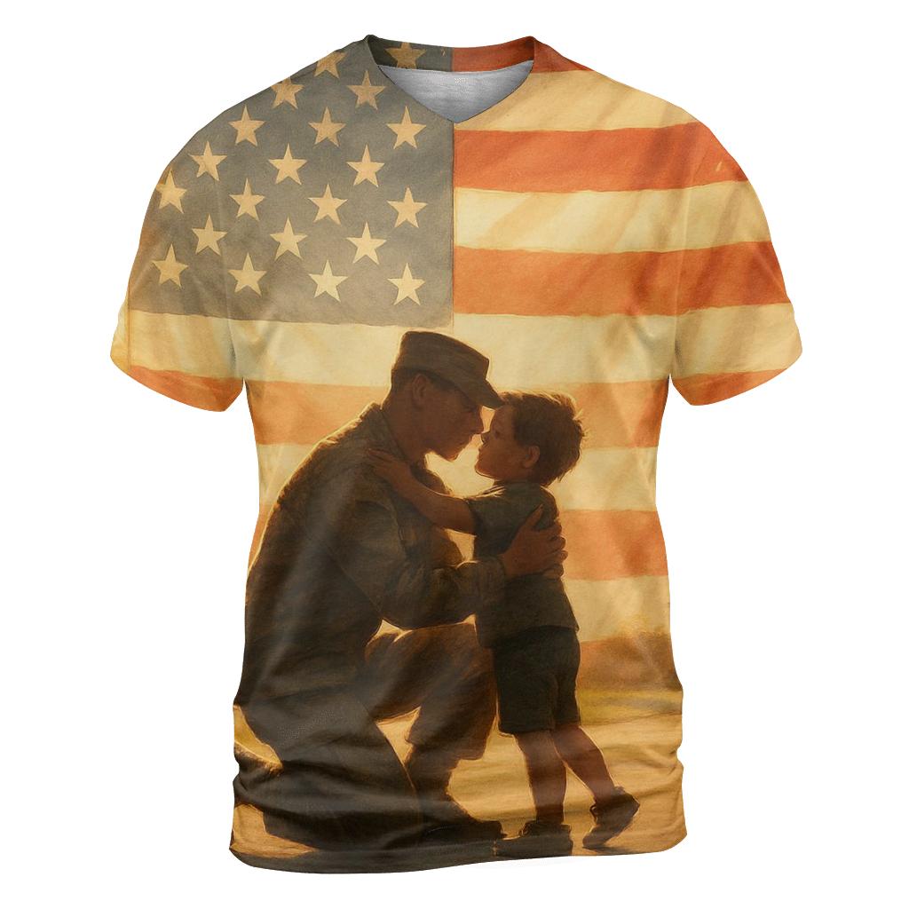 Hearts Homecoming Under One Banner artistic all-over print tops