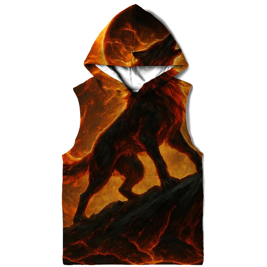 Solar Ember Howl graphic hoodies