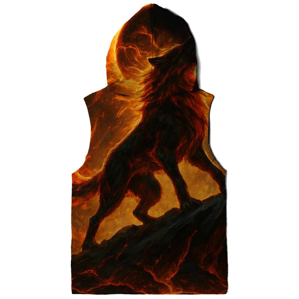 Solar Ember Howl graphic hoodies