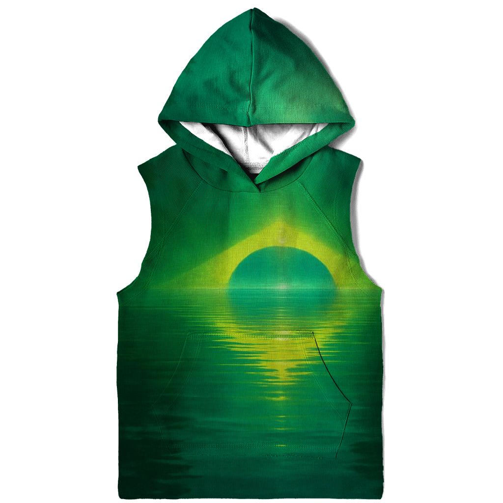 Brazilian Rainforest Flag Reflection zip-up hoodies