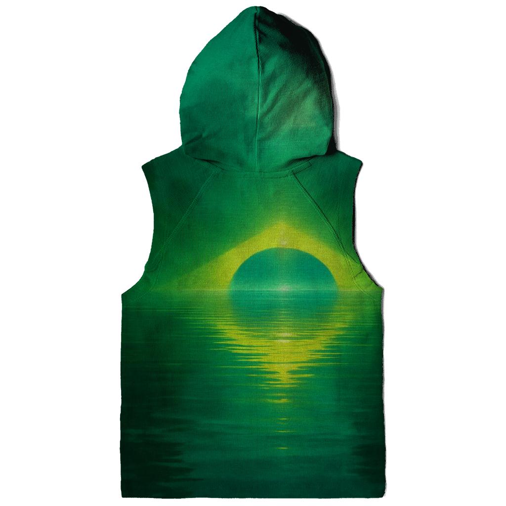 Brazilian Rainforest Flag Reflection zip-up hoodies