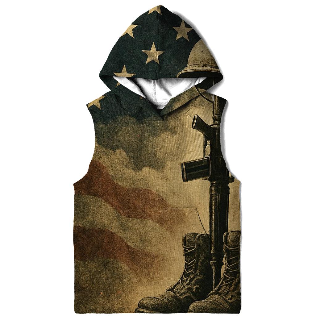 Silent Boots And Starlit Banner pullover hoodies