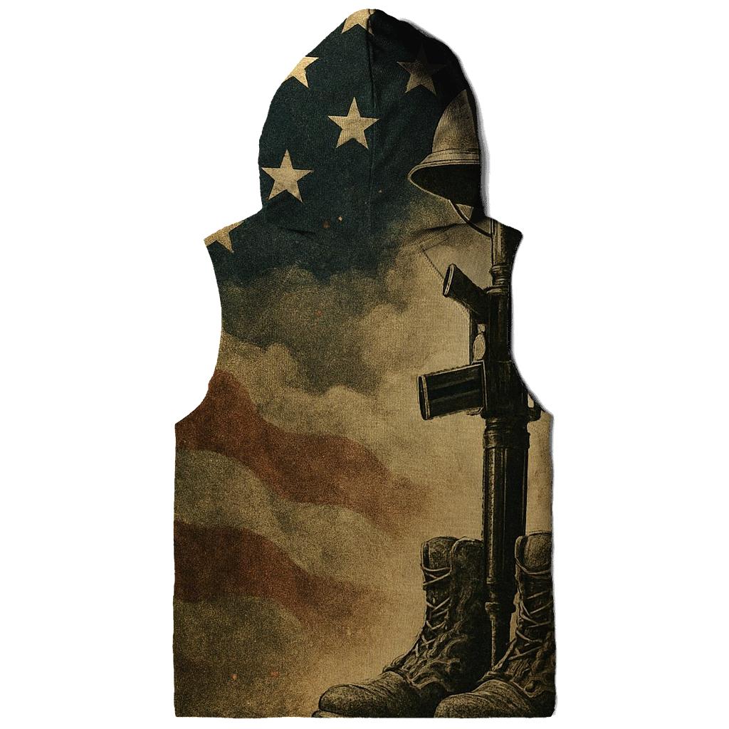 Silent Boots And Starlit Banner pullover hoodies