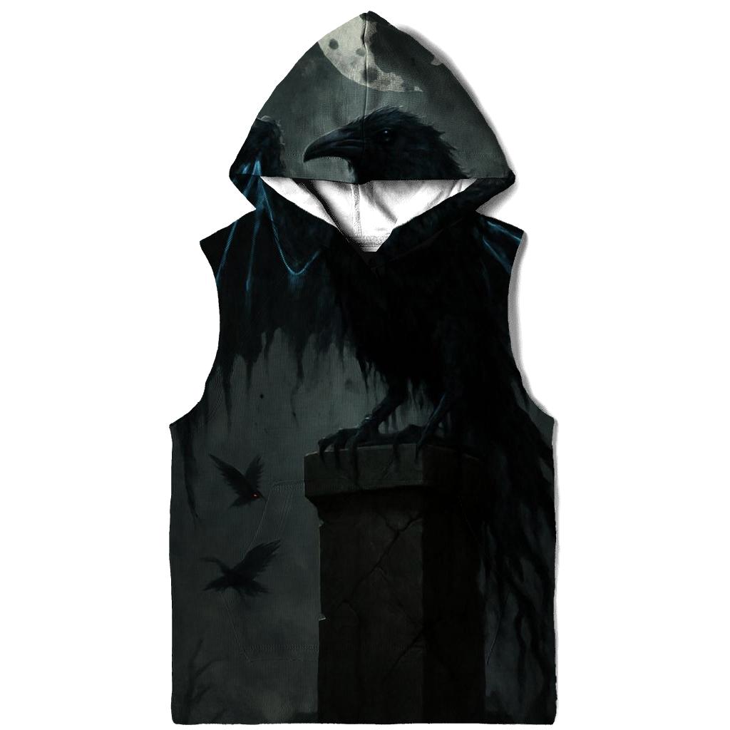 Raven Court Of The Shattered Moon embroidered hoodies