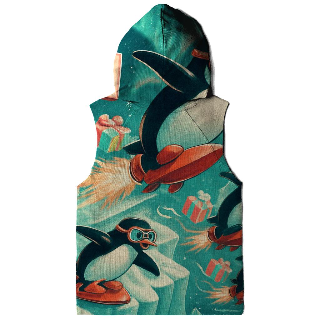 North Pole Penguin Delivery Squad pullover hoodies