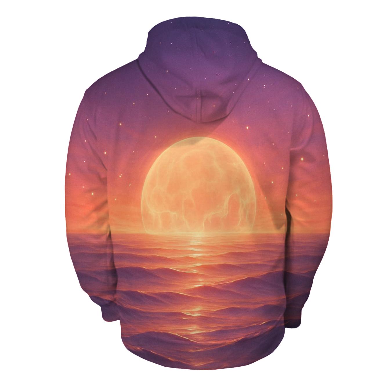 Celestial Tides Of Ember printed hoodies