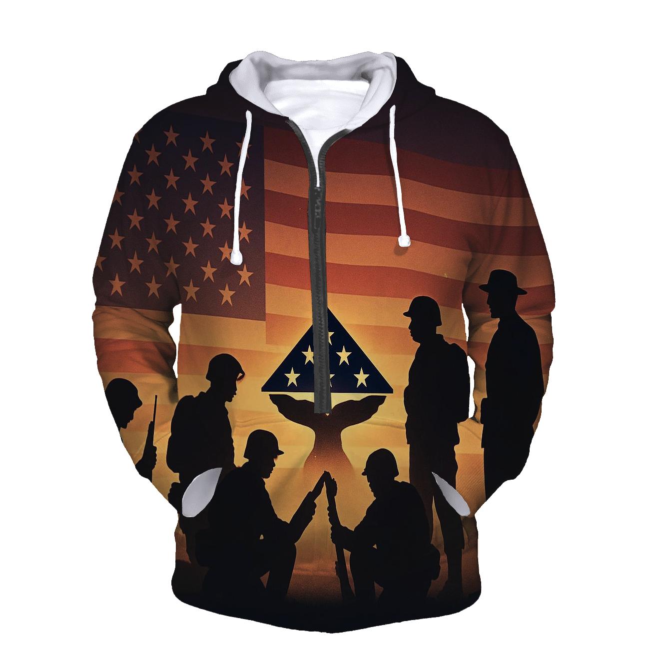 Honor Line At Dusk hoodies fashion