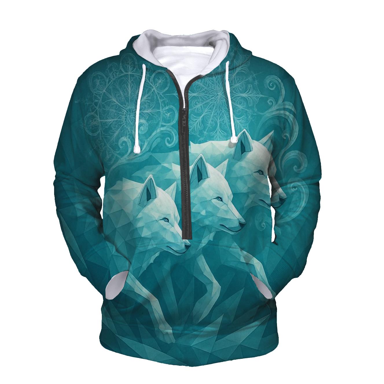 Fractal Ice Pack hoodie styles