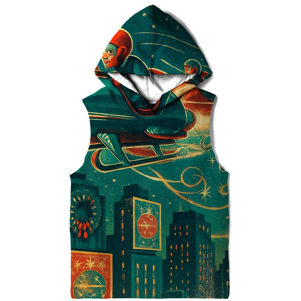 Retro Rocket Sleigh Speedway hoodie styles