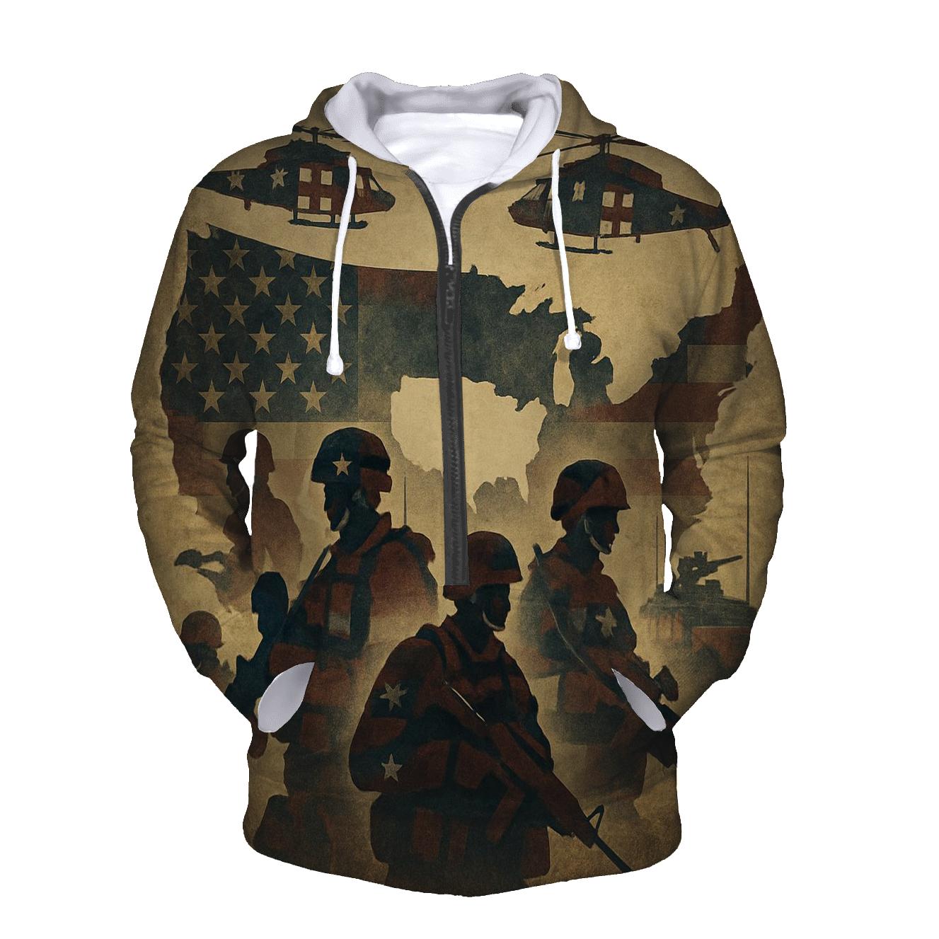 Camouflage Of The Republic hoodie designs