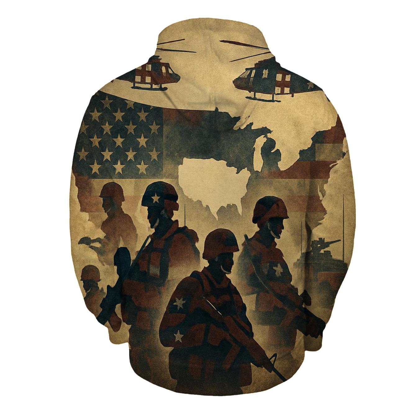 Camouflage Of The Republic hoodie designs