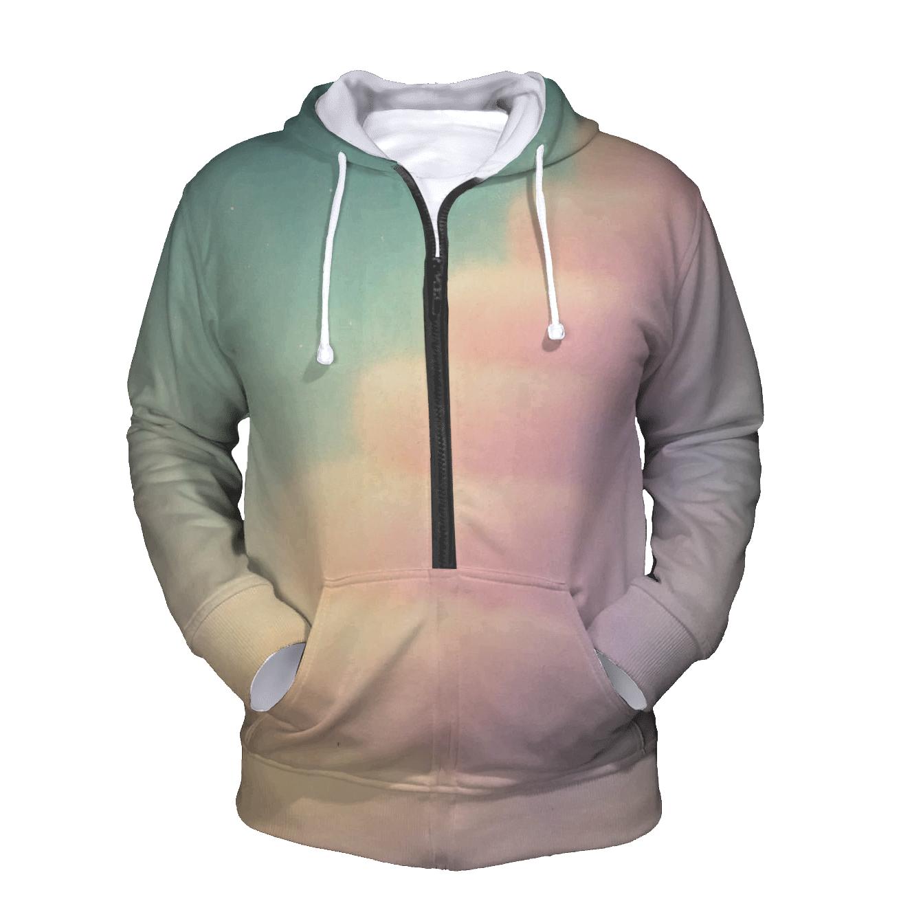 Pastel Cloud Stairway hoodie designs