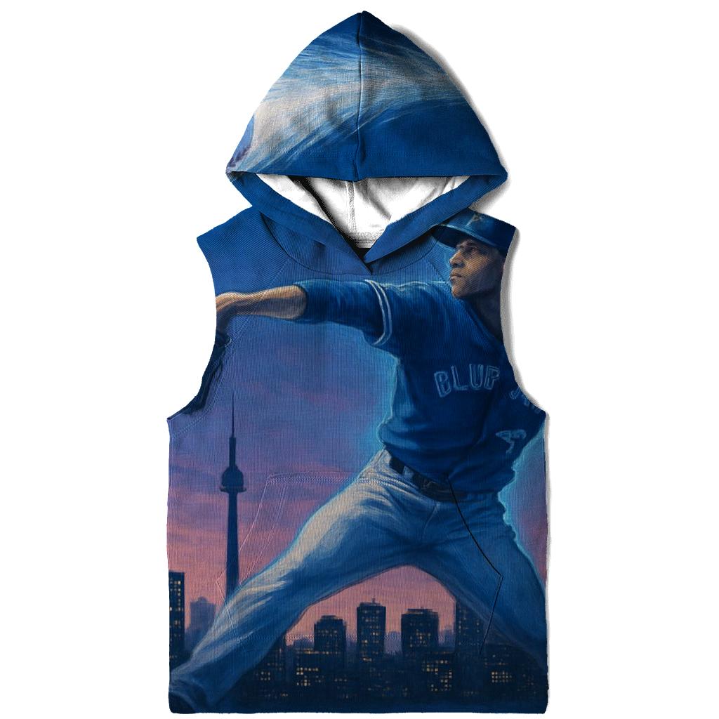 Skyline Curveball Arc Blue Jays Style printed hoodies